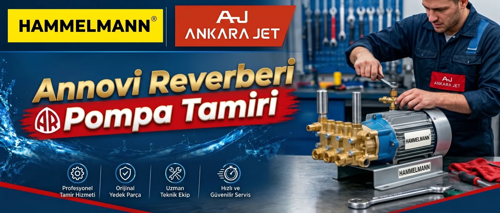 Annovi Reverberi (AR) Pompa Tamiri ve Bakım Onarım Servisi
