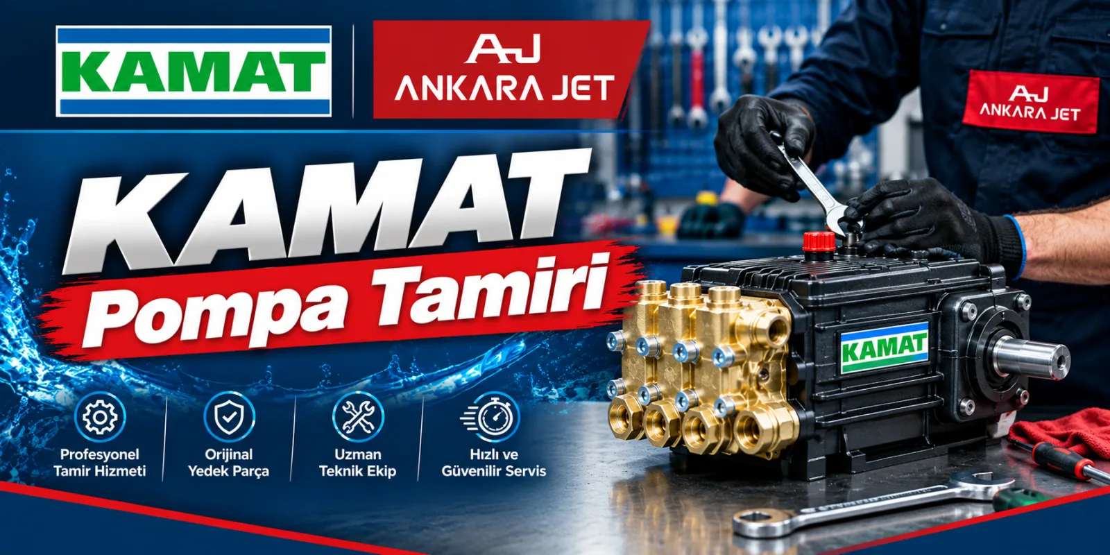 Kamat Pompa Tamiri ve Bakım Onarım Servisi