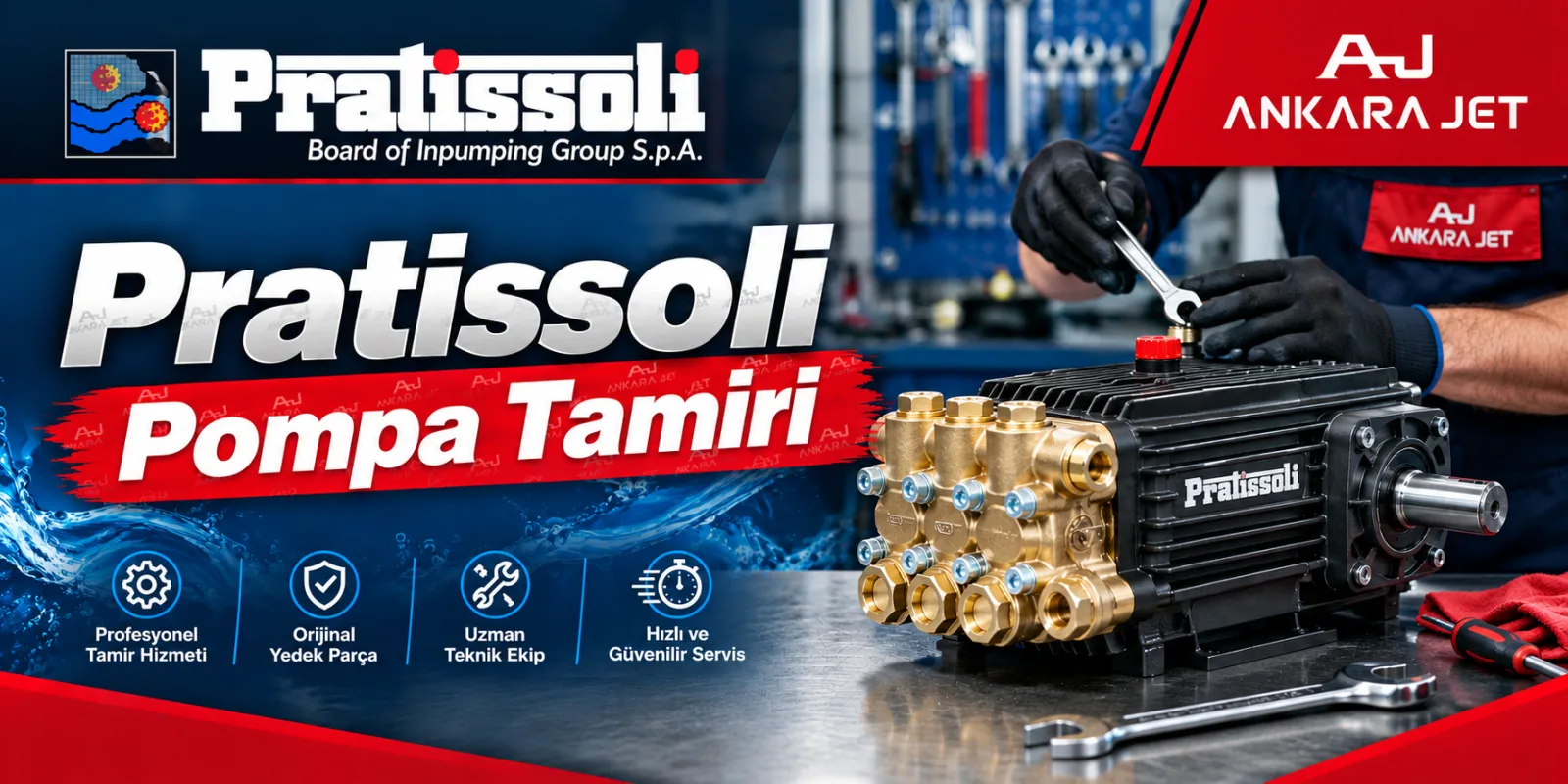 Pratissoli Pompa Tamiri ve Bakım Onarım Servisi