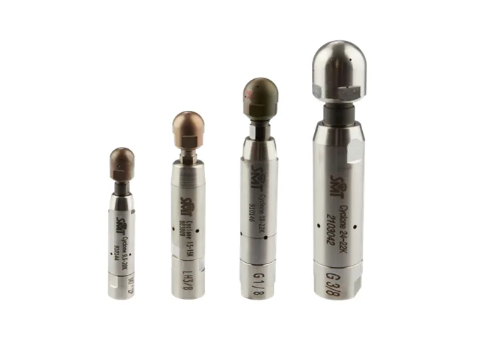 Cyclone Nozzles (Döner Su Jeti Nozulları - Spinning Nozzles